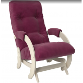 Кресло-маятник Неаполь Модель 12 (Дуб шампань-эмаль/Ткань Фиолетовый Verona Cyklam)