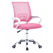 Кресло офисное BM-520M (Розовый/Белый)