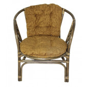 Кресло RJG-Bahama (Ротанг №6, ткань Mulan 152)