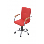 Кресло Самба G №312 (Хром/Красный)