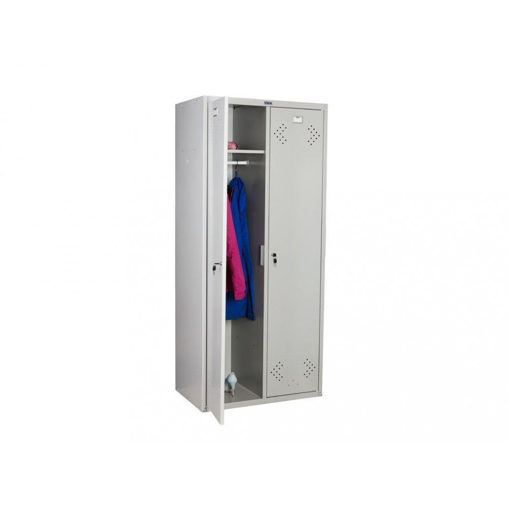 Шкаф для одежды металлический практик стандарт ls 21 2 отделения