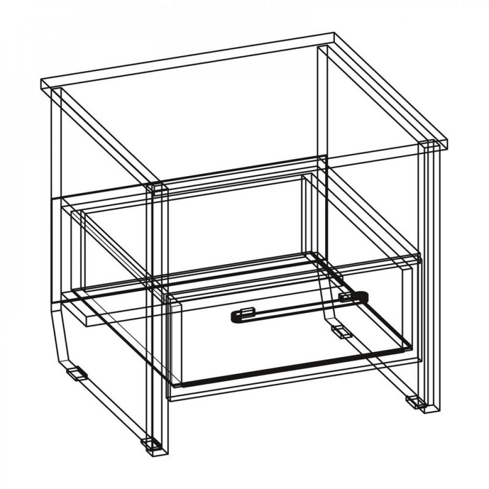 МСТ тумба прикроватная Элен 3
