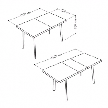 Стол обеденный раздвижной схема сборки