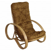 Кресло SB-1033 (Ротанг №4, ткань Mulan 152)